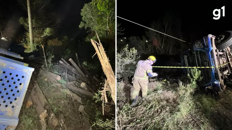Tragédia em Vacaria: Madrasta e Enteada Morrem em Acidente com Caminhão Tombado