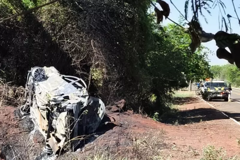 Tragédia na BR-158: Motorista Morre Carbonizado Após Colisão em Mato Grosso do Sul