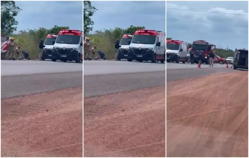 Tragédia na BR-174: Acidente grave deixa um morto e vários feridos em Roraima