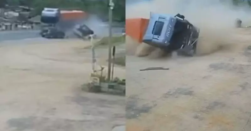 Tragédia na BR-470: Acidente entre carros e carreta deixa um morto e dois feridos em SC