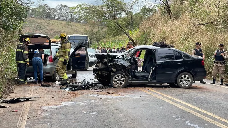 Tragédia na MG-120: Pai Morre e Filha Fica Ferida em Acidente na Zona da Mata