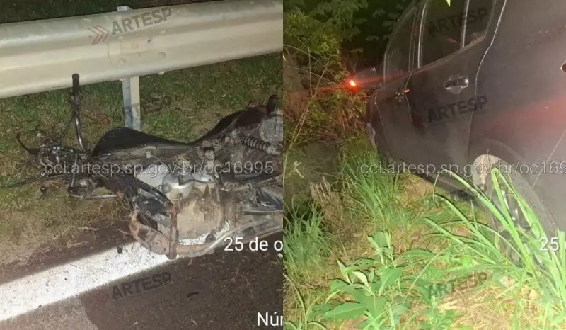 Tragédia na SP-264: Motociclista perde a vida em colisão frontal com carro em Pilar do Sul
