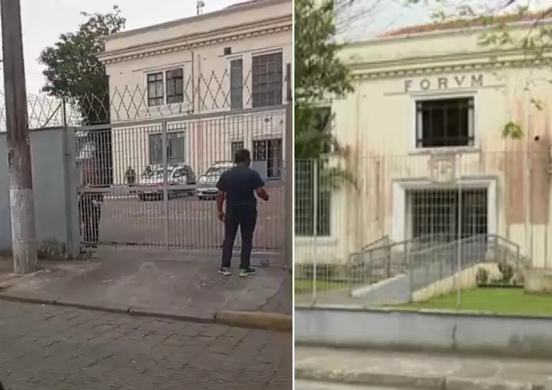 Tragédia no Fórum: Vigilante esfaqueia colega e tira a própria vida em cena de horror em Santos