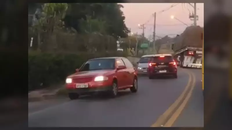Ultrapassagem Proibida em Jundiaí Termina em Colisão Frontal: Veja o Vídeo Chocante