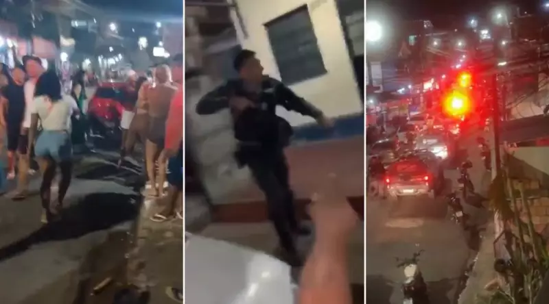 VÍDEO CHOCANTE: PM é atacado durante homenagem a mortos do Comando Vermelho em Manaus