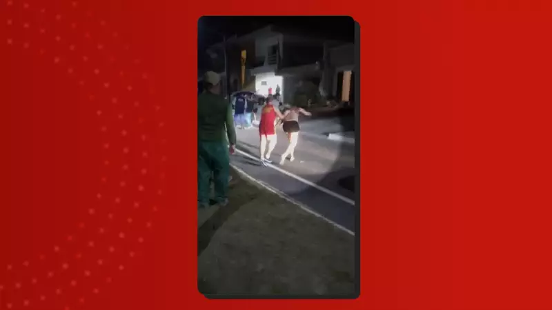 VÍDEO CHOCANTE: Tenente dos Bombeiros é flagrado agredindo mulher durante discussão em condomínio de Manaus