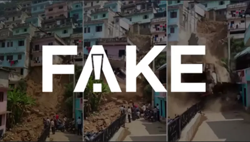 Vídeo de casa desabando após deslizamento é FAKE: imagens foram criadas por inteligência artificial