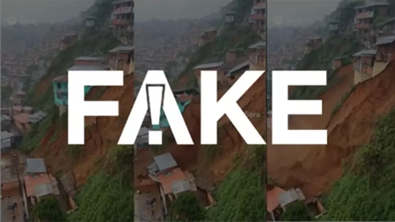 VÍDEO VIRAL É FAKE: 'Deslizamento' no Rio com casas caindo foi criado por inteligência artificial