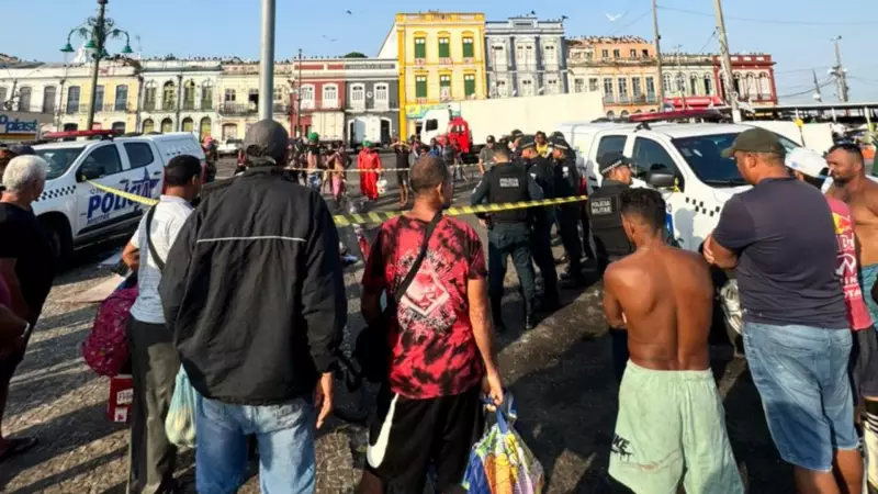 Violência em Belém: Homem é executado a tiros no Complexo do Ver-o-Peso