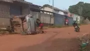 Acidente grave em Santarém: Carro capota no bairro Alvorada e deixa duas vítimas com ferimentos
