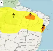 Alerta Meteorológico: 12 Cidades de Pernambuco em Risco com Previsão de Chuvas Intensas