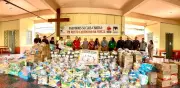 Arquidiocese de Manaus recebe doação monumental de 5 toneladas de alimentos para combater a fome
