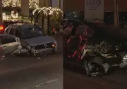 Batida entre 4 carros causa capotamento e deixa feridos na Avenida Recife | G1 PE