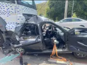 Bebê e Criança de 6 Anos Entre as Vítimas de Engavetamento com Caminhão na BR-116