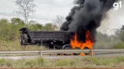 Herói da BR-163: Caminhoneiro Desconecta Cabine em Chamas e Evita Tragédia Maior em Mato Grosso