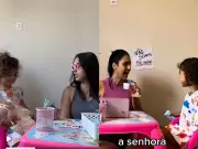 Mãe viraliza ao transformar consultório médico em brincadeira encantadora com as filhas em RO