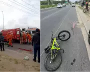 Motorista é presa após atropelar e matar ciclista na RJ-140: vítima foi enterrada em São Pedro da Aldeia