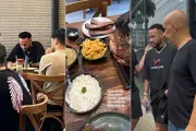 Neymar é flagrado em almoço com parças em restaurante badalado do litoral de SP