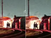 Onda de Violência na Baixada Santista: Criminosos Incendeiam Vagão de Trem em Terceiro Ataque em Apenas 4 Dias