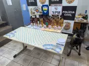 Operação apreende garrafas de uísque de luxo sem nota e desmantela tráfico de drogas no interior de SP