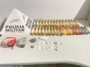 PF prende dupla por tráfico com drogas escondidas sob fogão e vendas via aplicativo em Marilac