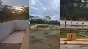 Piscina da UFPI vira palco de acidente impressionante durante gravação de vídeo esportivo