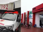 Teto do SAMU desaba sobre ambulância em Praia Grande: funcionários escapam por pouco