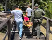 Trabalhador Rural Tem Sorte de Escapar com Vida Após Grave Acidente com Tronco no Amapá