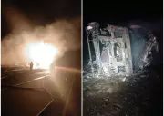 Tragédia na Anhanguera: Caminhoneiro Morre Carbonizado em Explosão de Caminhão-Tanque