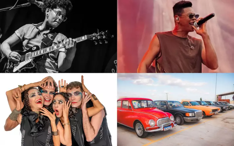 21 opções de lazer agitam Feira de Santana no fim de semana: música, teatro e carros antigos