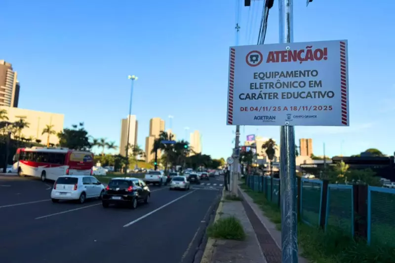 25 radares em Campo Grande começam a multar após fase educativa