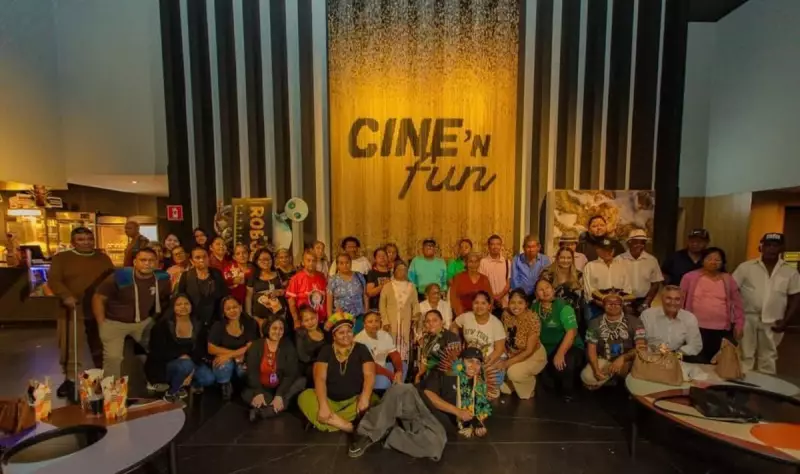 55 indígenas Terena vivem primeira experiência no cinema em Avaí