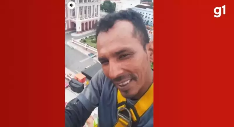 Acidente com guindaste mata trabalhador na montagem da árvore de Natal em Manaus