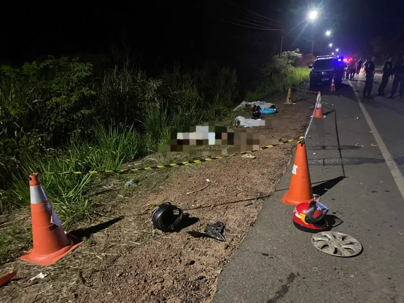 Acidente fatal na PA-457: 3 mortos em colisão entre carro e moto