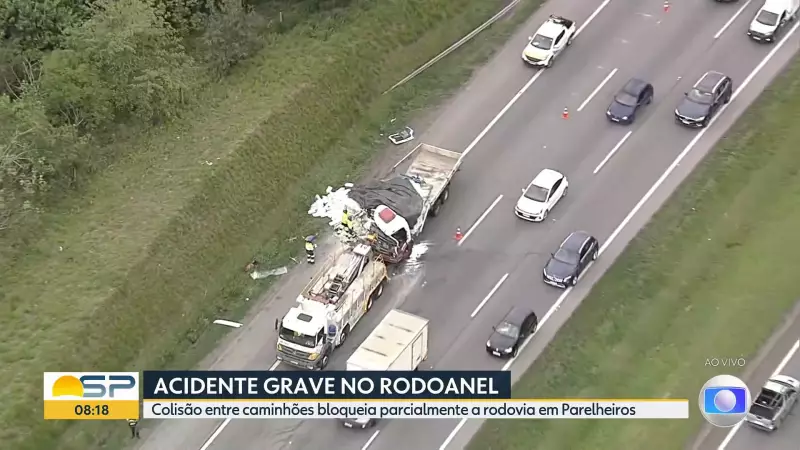 Acidente Grave no Rodoanel: Colisão entre Caminhão e Carreta deixa Vítima em Estado Crítico