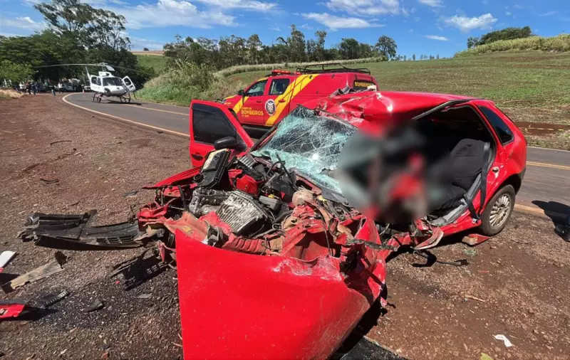 Acidente na BR-369 mata homem e fere crianças em Jandaia do Sul