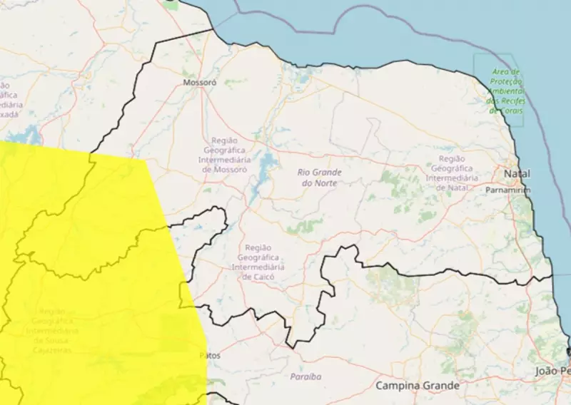 Alerta de baixa umidade atinge o RN: veja as cidades em risco e como se proteger