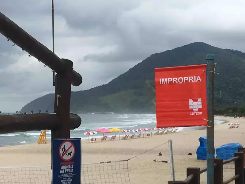 Alerta nas Praias de SP: 58 Locais Estão Impróprios para Banho Nesta Semana - Veja Lista Completa
