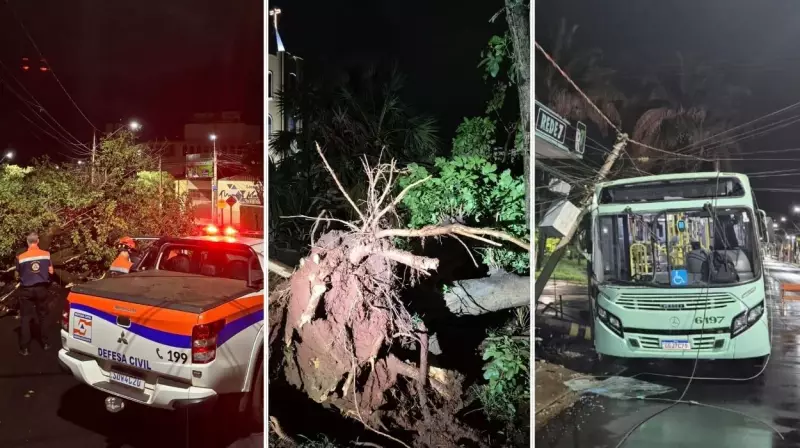 Araraquara em Alerta: Segunda Microexplosão em 48 Horas Despeja Chuva Intensa