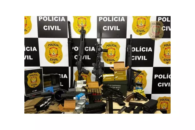 Arsenal Doméstico: CAC é Preso com 25 Armamentos após Ameaçar Moradores da Asa Norte