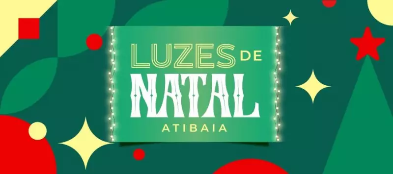 Atibaia lança 'Ação Luzes de Natal 2025' com prêmios de smartphones