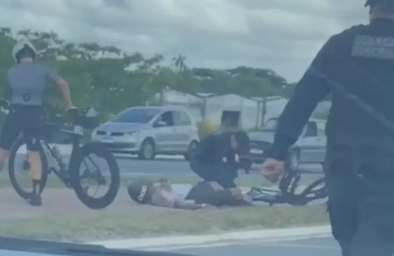 Atleta de 42 anos hospitalizado após colisão no Ironman Aracaju