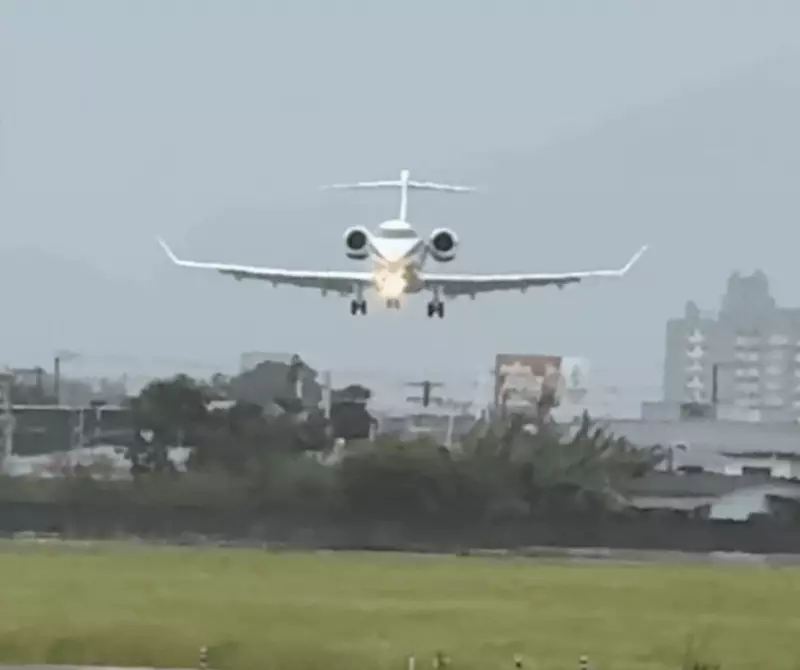 Avião com Luciano Hang pousa 'caranguejando' em SC com ventos de 60 km/h