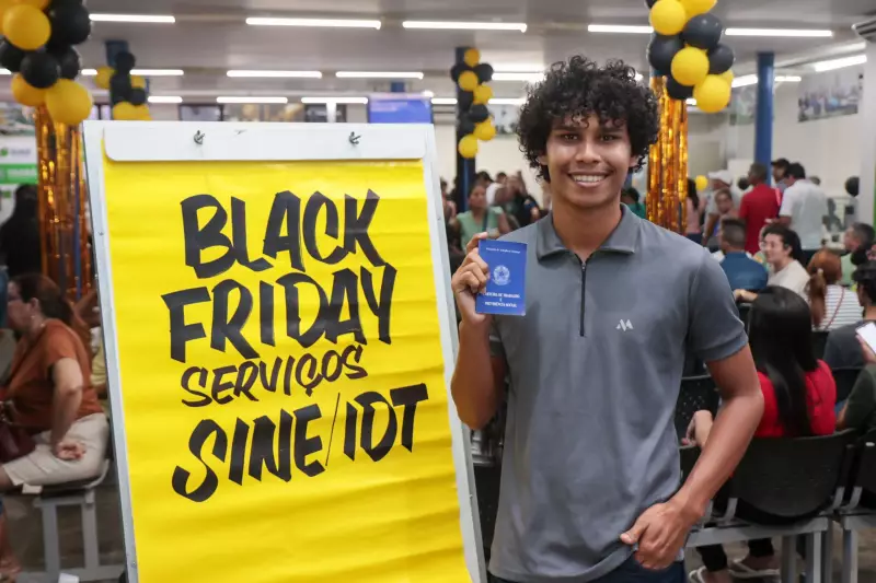 Black Friday de Empregos: 6 mil vagas em Fortaleza e interior do Ceará