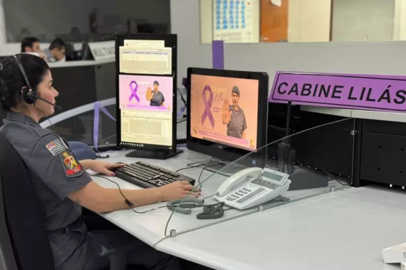 Cabine Lilás: 414 denúncias de violência contra mulher em menos de 1 mês