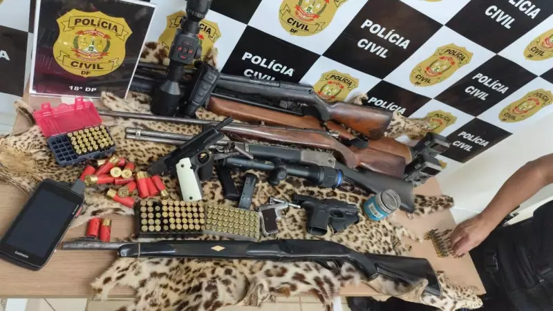 CAC preso por venda ilegal de armas e couro de onça no DF