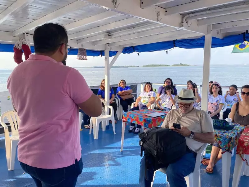 Caravana Fluvial do Projeto Iaraçu: Santarém se prepara para a COP30 com embarcações sustentáveis