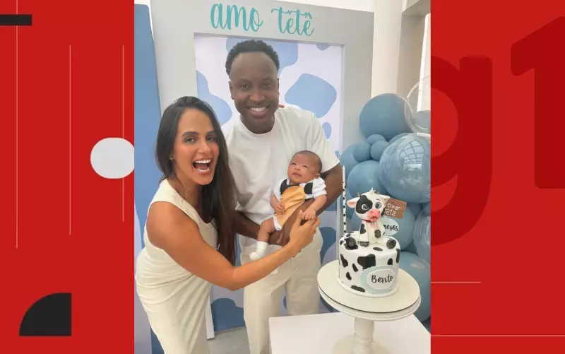 Carol Peixinho se emociona com desenvolvimento do filho Bento aos 2 meses