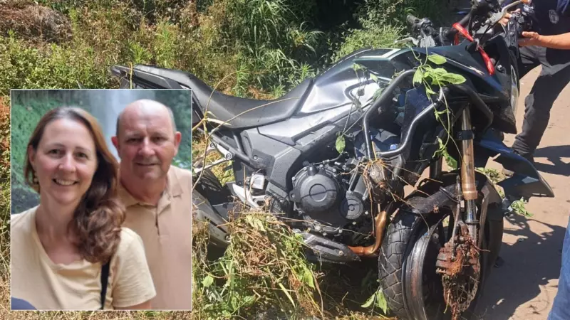Casal morre em acidente com motorista que fugiu na RSC-153