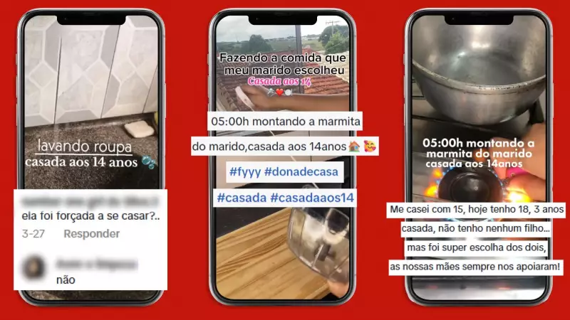 Casamento infantil viraliza no TikTok com meninas de 14 anos